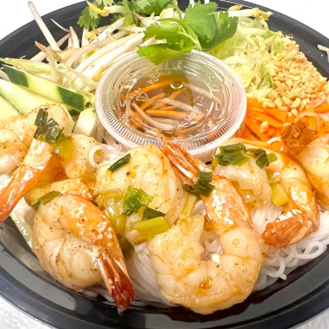 [B3] Grilled Shrimp Vermicelli [ BUN TOM NUONG ].